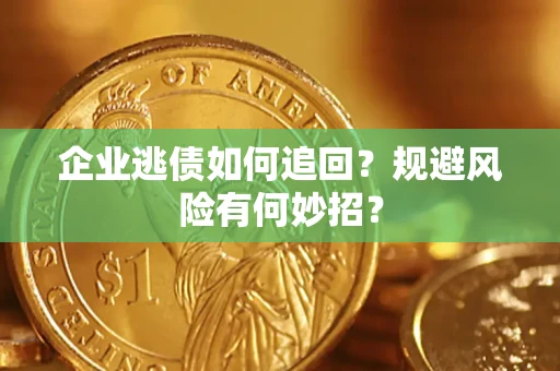 北京企业逃债如何追回？规避风险有何妙招？