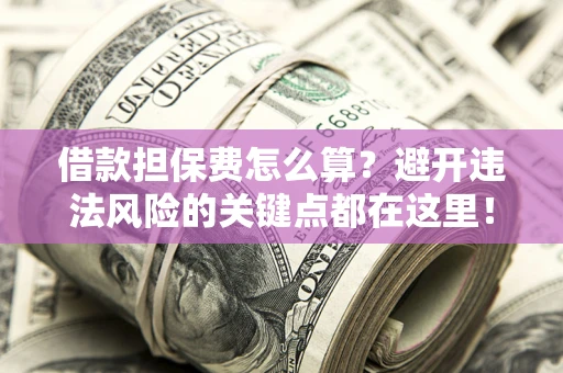北京借款担保费怎么算？避开违法风险的关键点都在这里！