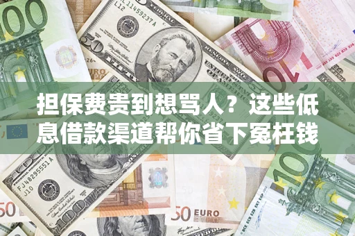 北京担保费贵到想骂人？这些低息借款渠道帮你省下冤枉钱