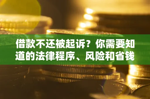 北京借款不还被起诉？你需要知道的法律程序、风险和省钱技巧