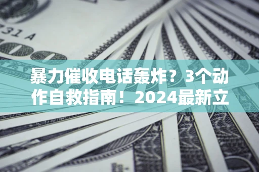 北京暴力催收电话轰炸？3个动作自救指南！2024最新立案标准全解析